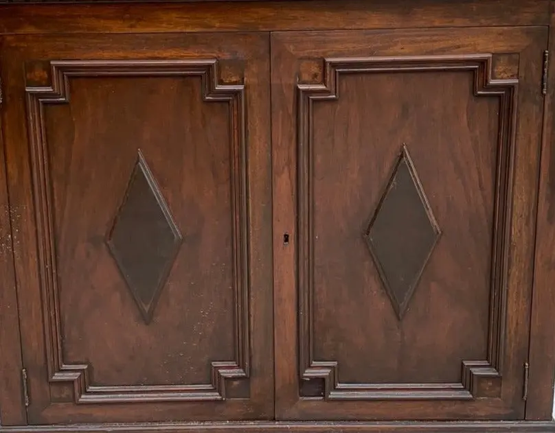 Pair Of Walnut Cabinet Doors 1