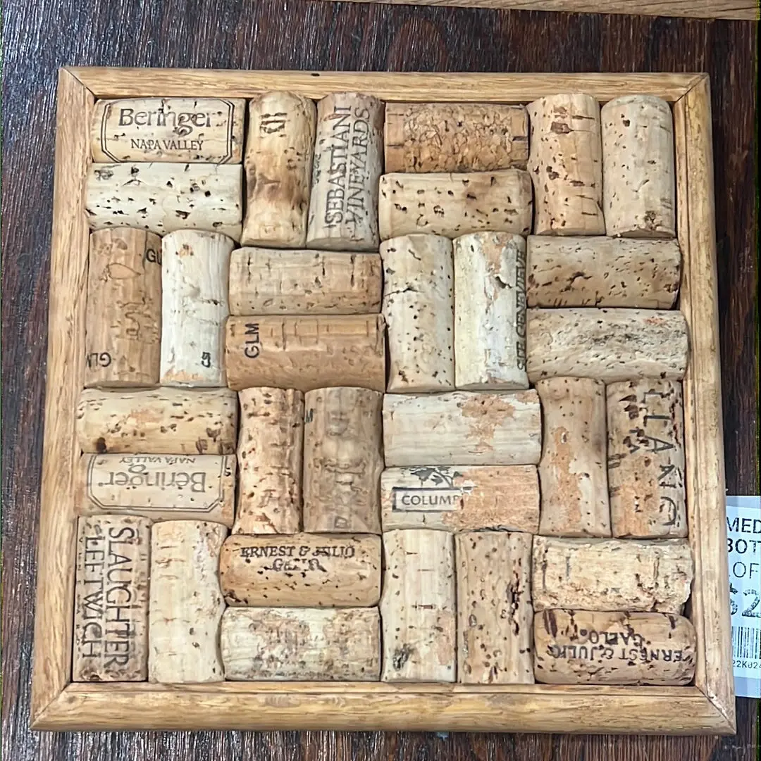 Medium Framed Set Of Bottle Corks 1