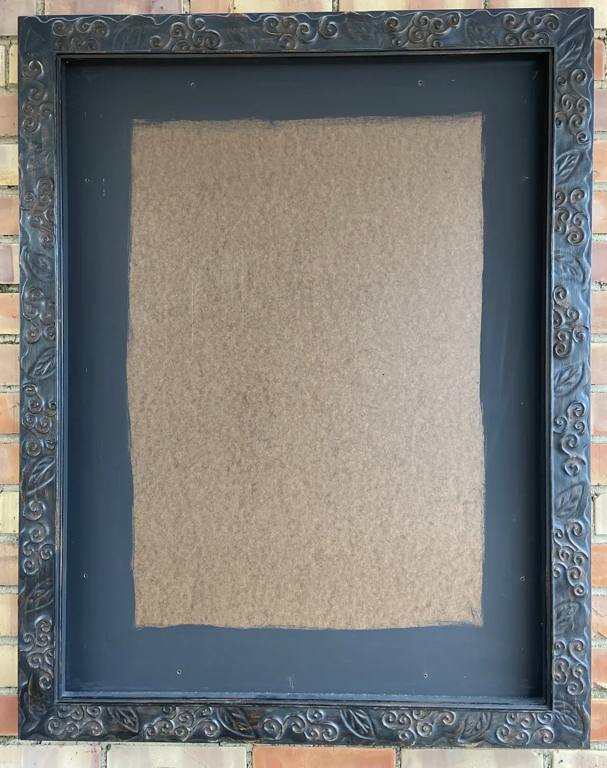 Large Dark Frame With Relief 1