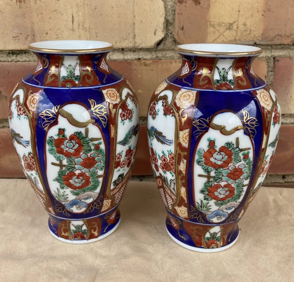 Pair Of Imari Vases 1