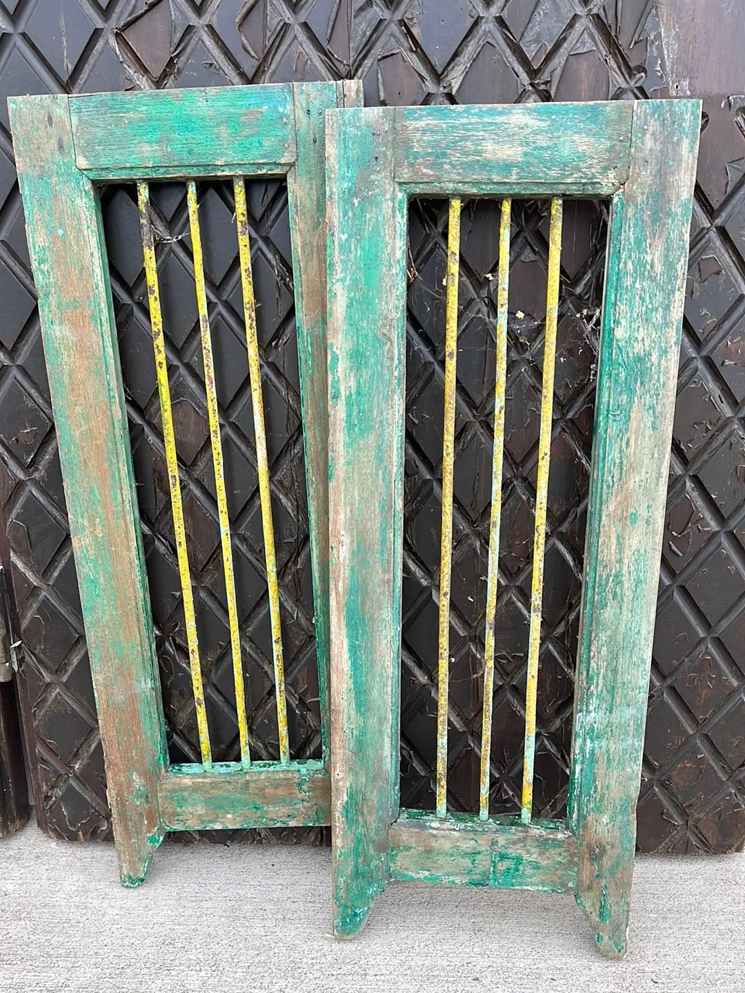 Pair Of Iron Teller Bars 1