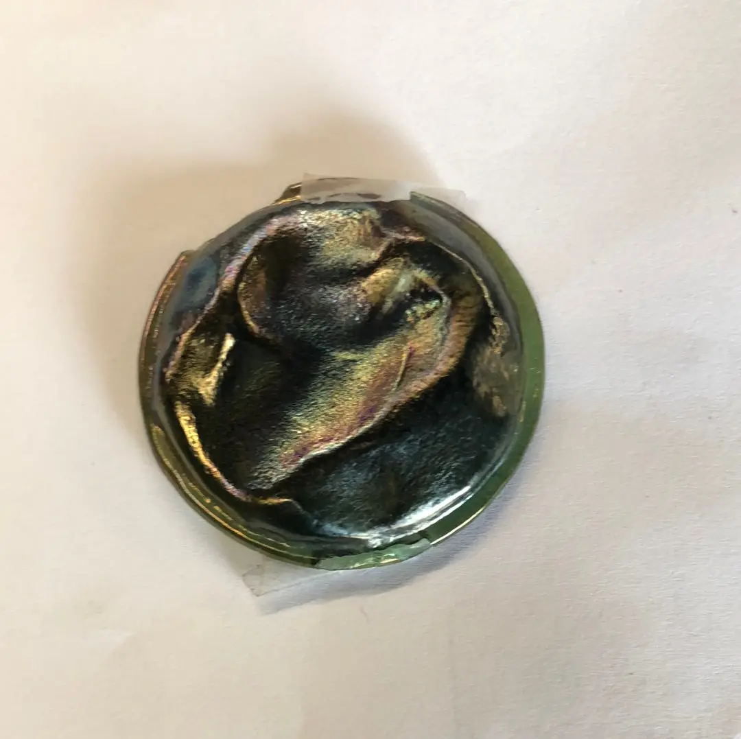 Tiffany Round Glass Tile 1