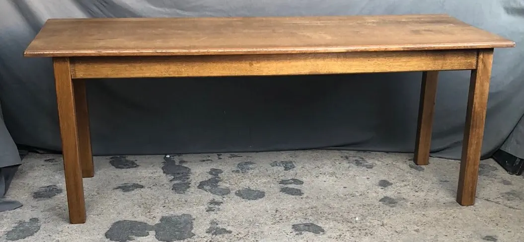 Medium Oak Square Leg Farm Table 1