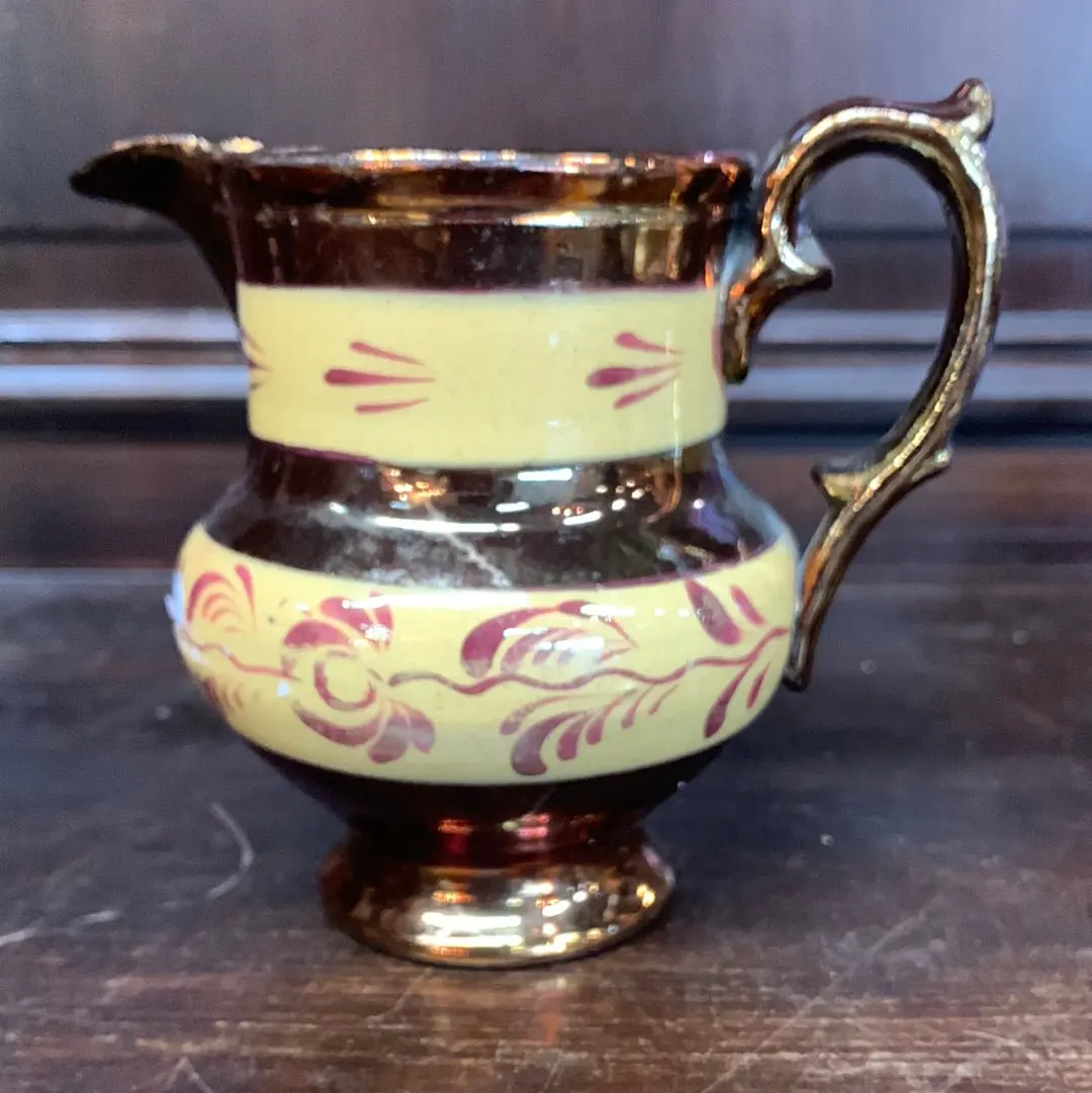 Copper Luster Pitcher 1