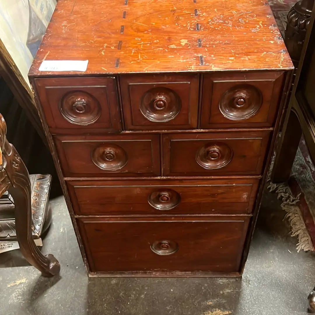 19Th Century Spice Cabinet 1