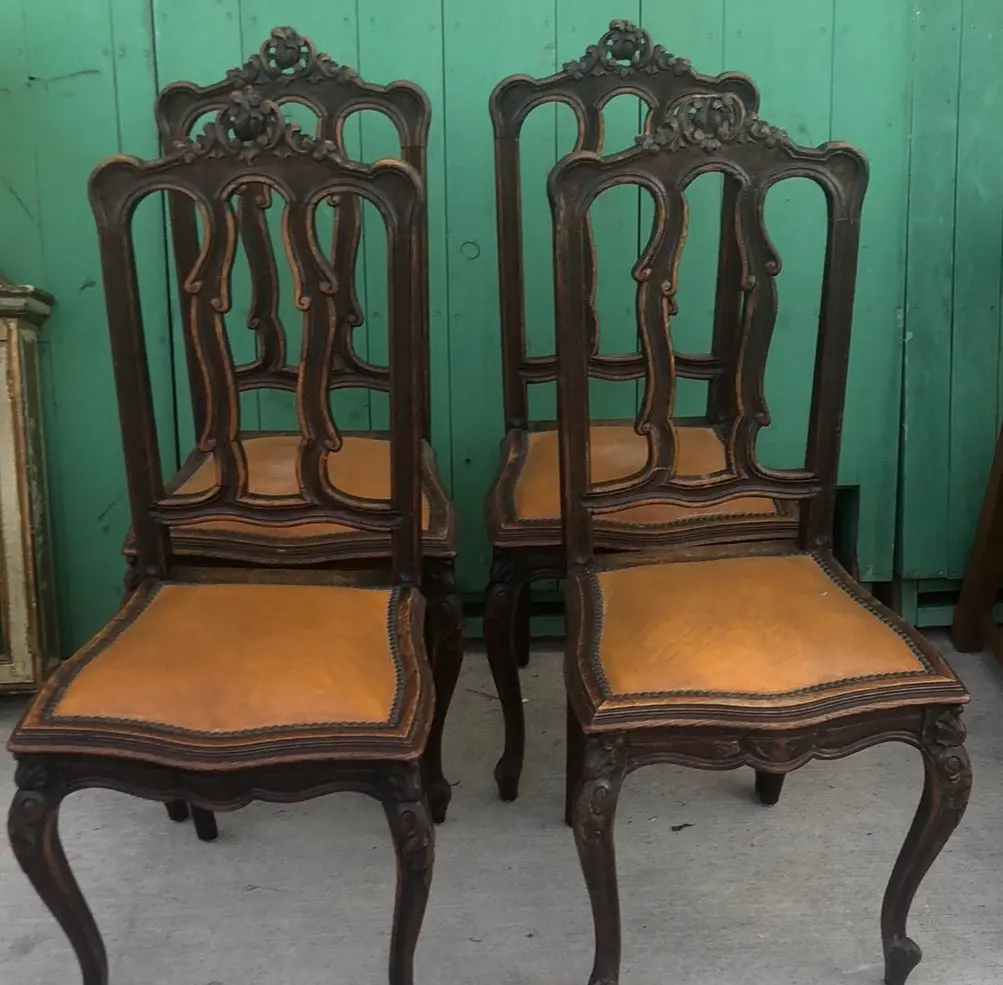 Pair Only Loop Back Country French Chairs 1