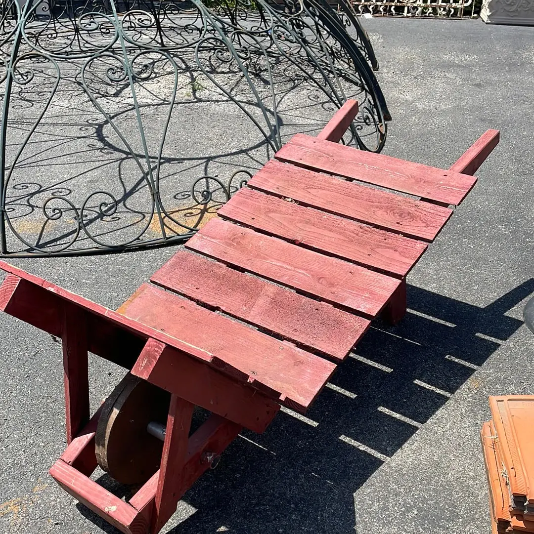 Handmade Wheel Barrow 1