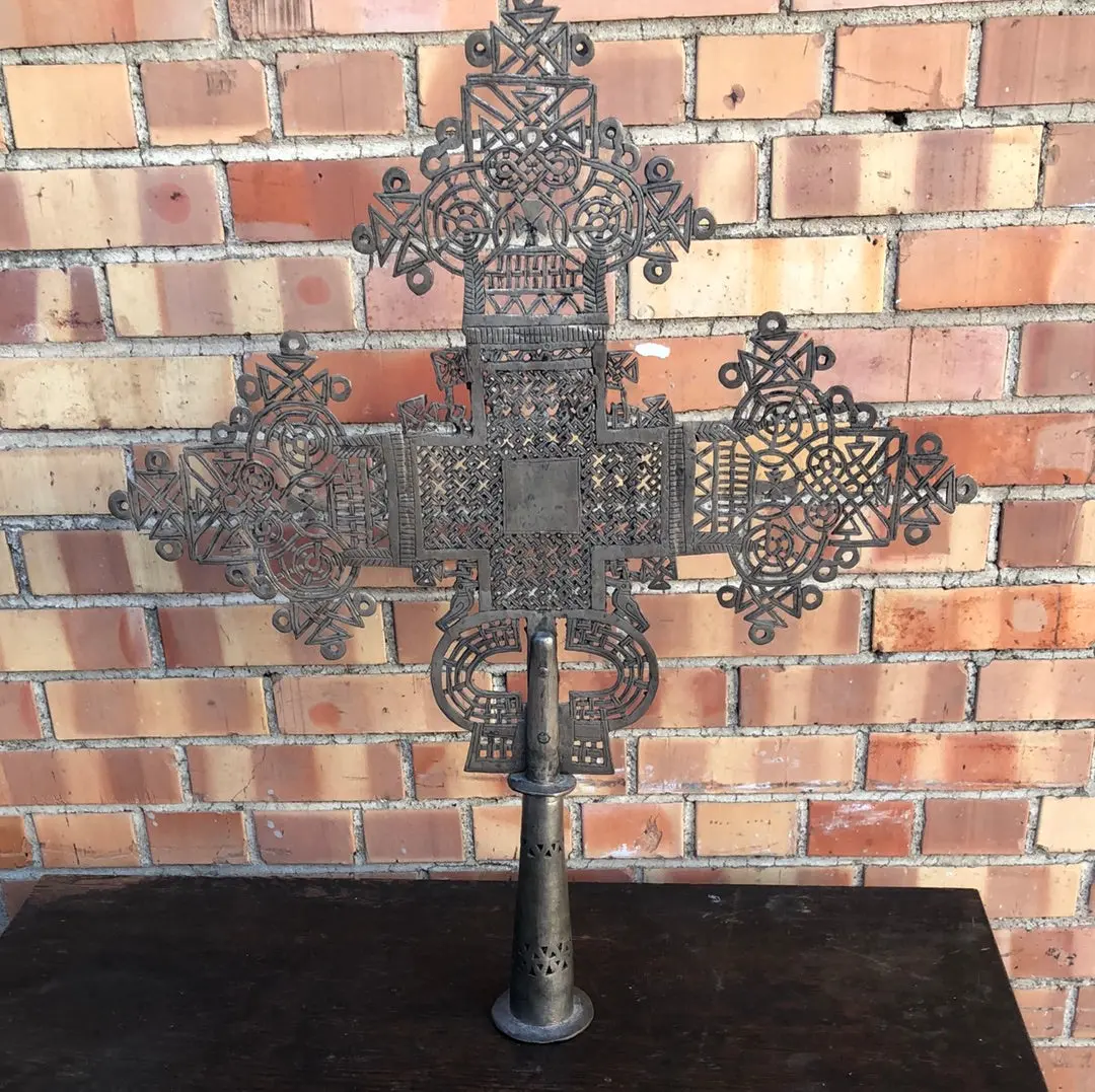 Ethiopian Metal Open Work Cross 1