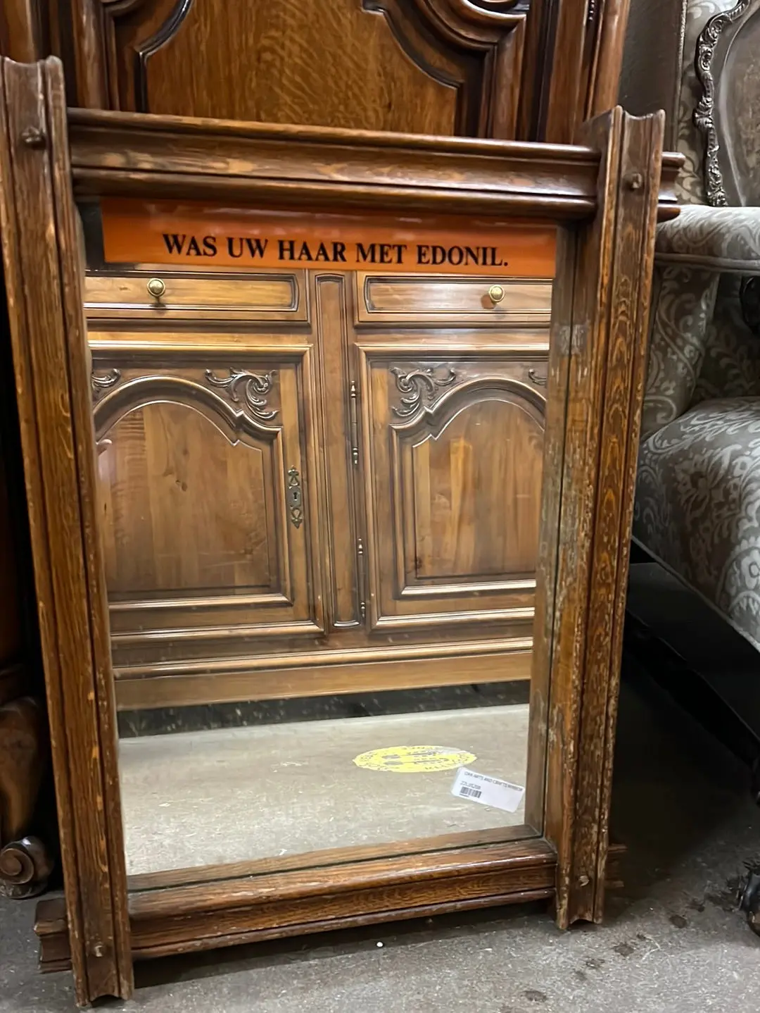 Oak Arts And Crafts Mirror 1
