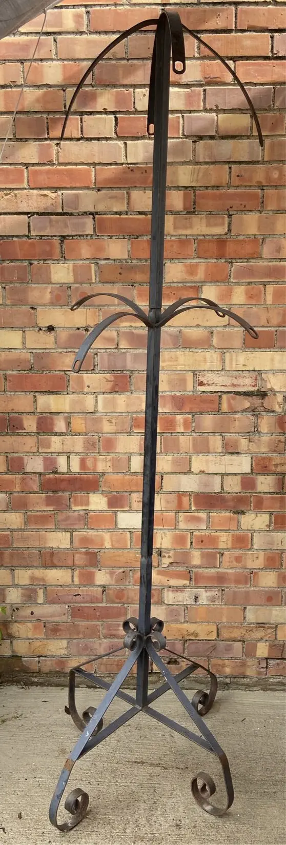 Tall Wrought Iron Plant Stand 1