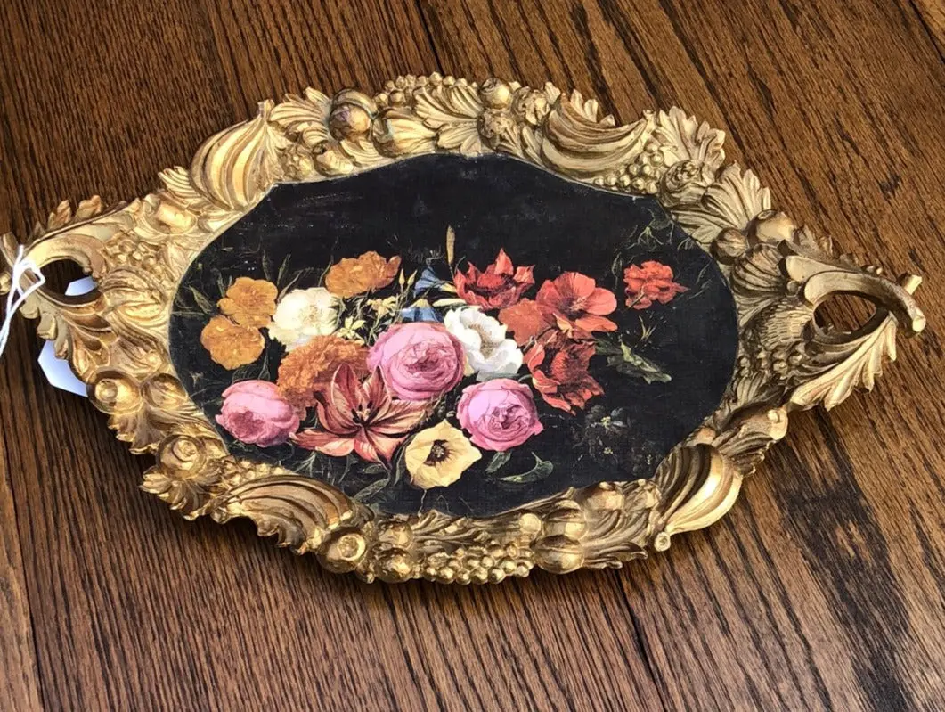 Small Vintage Italian Plastic Tray 1