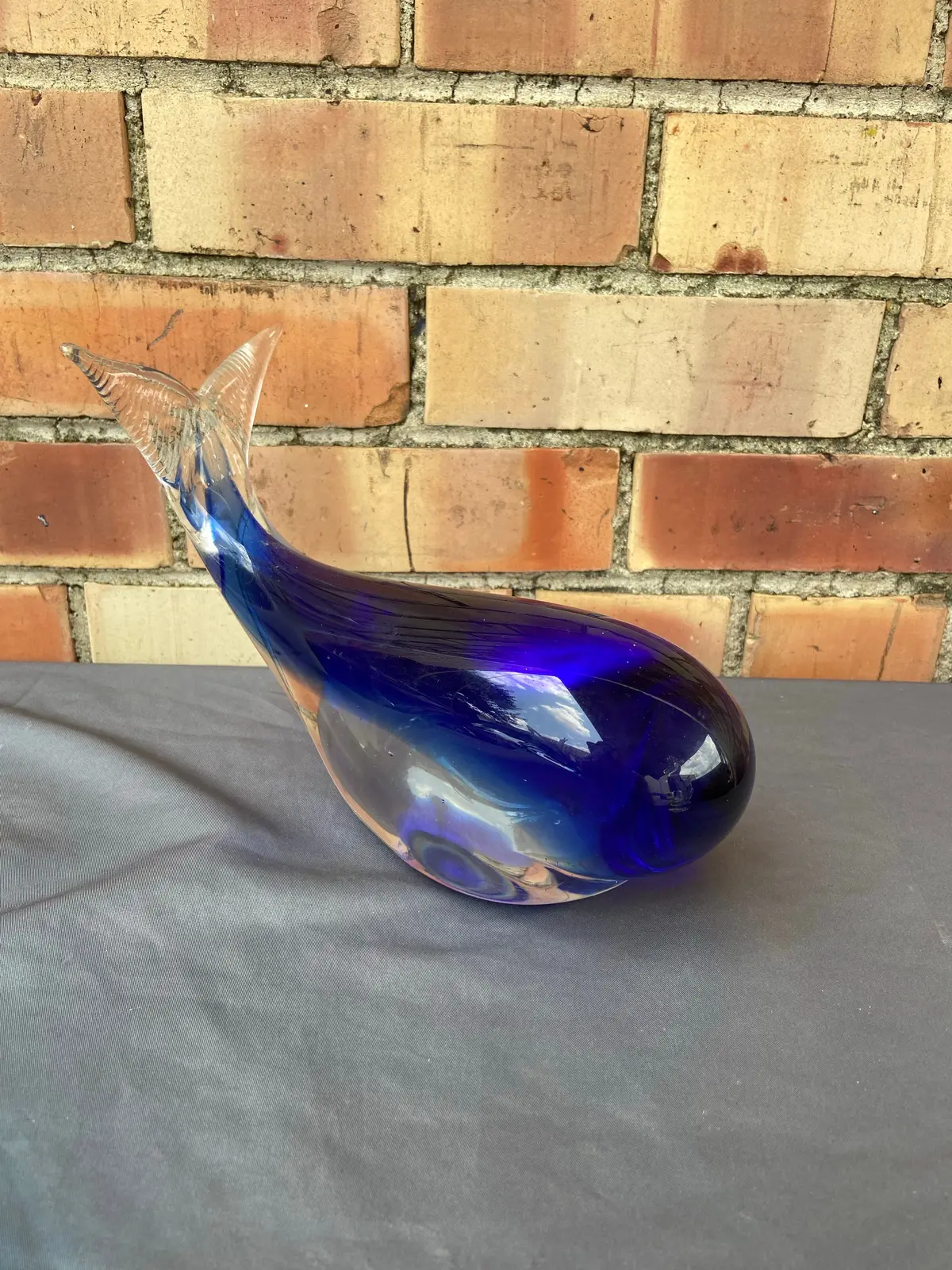 Art Glass Whale 1