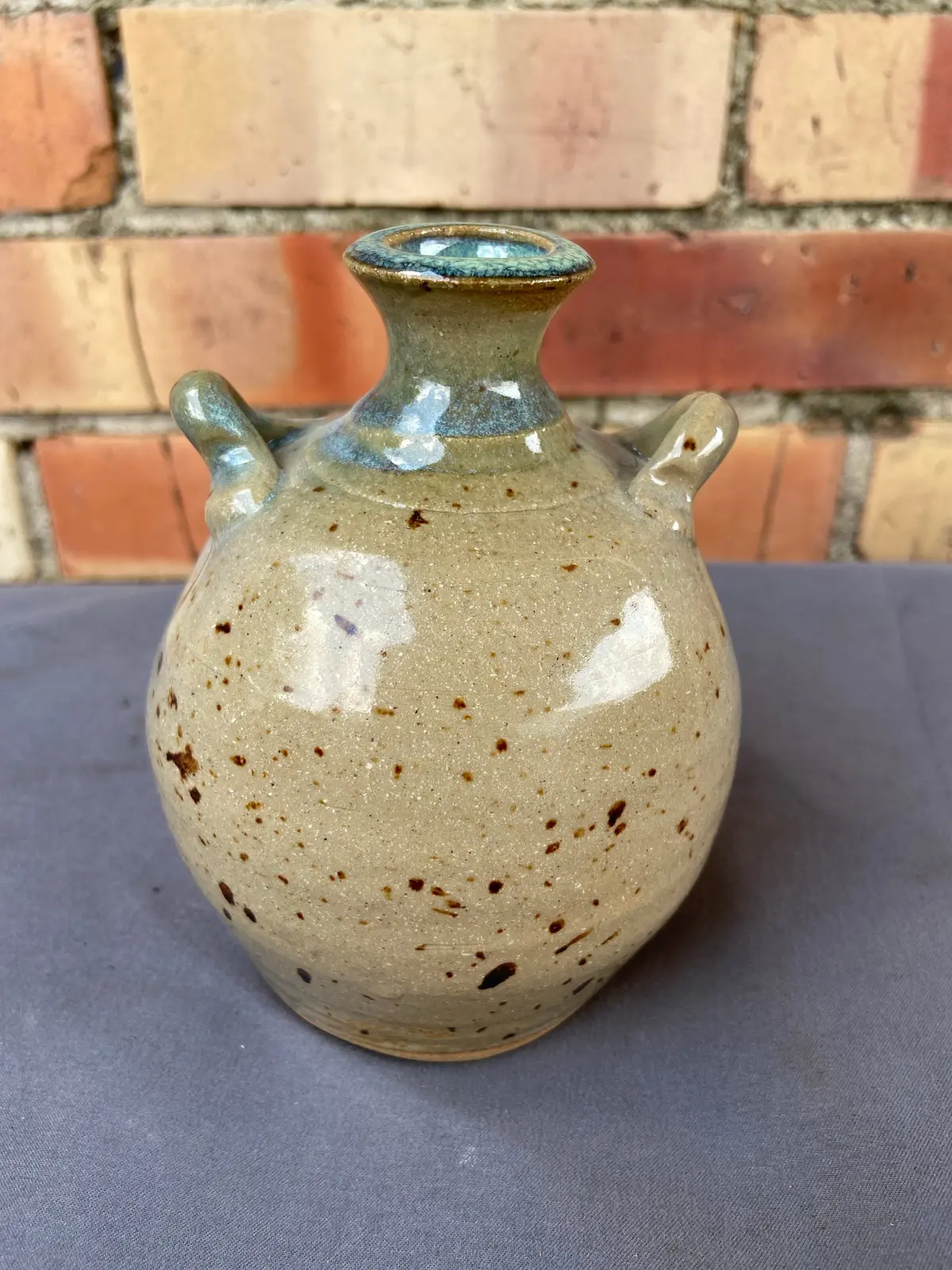 Glazed Pottery Bud Vase 1
