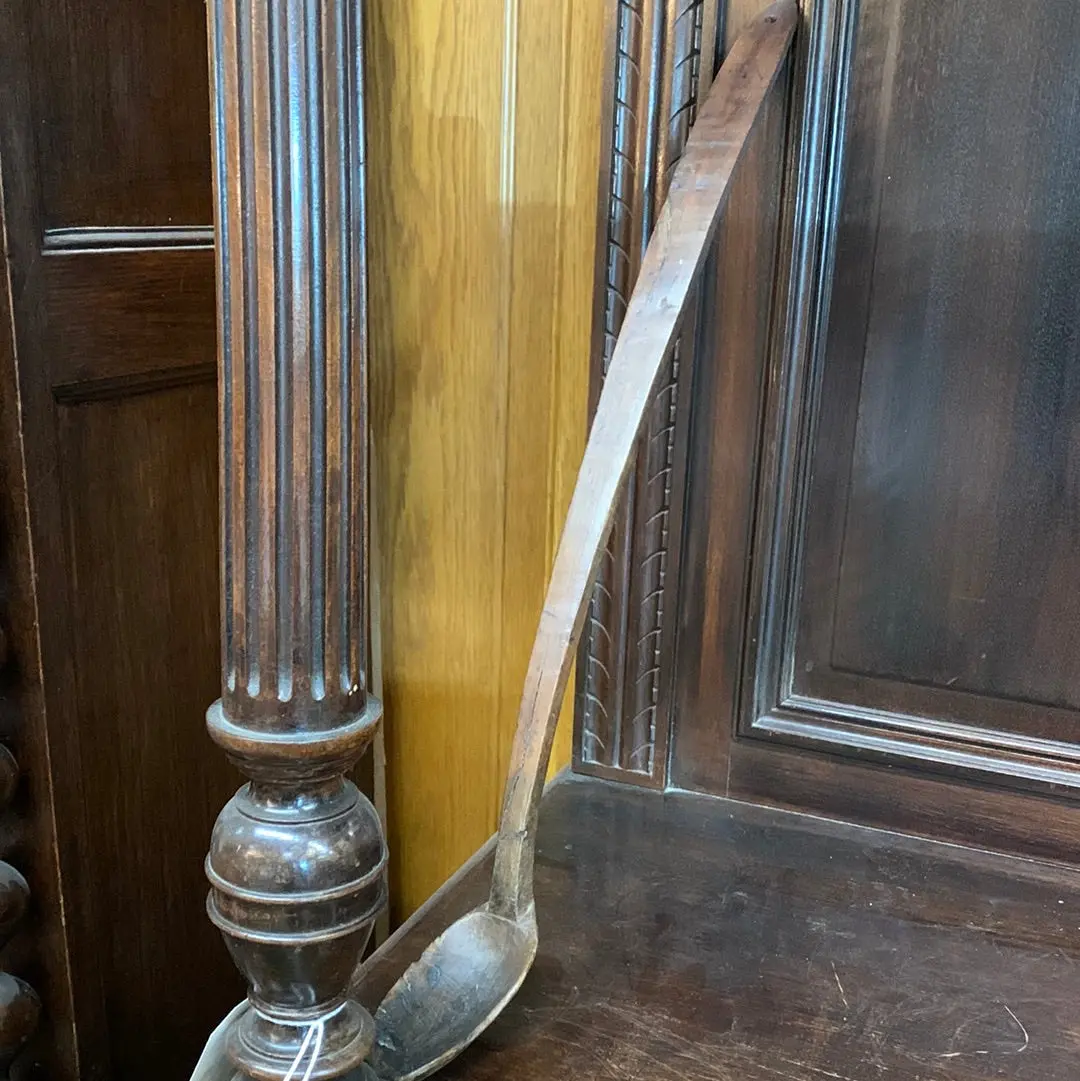 Primitive Wooden Laddel 1