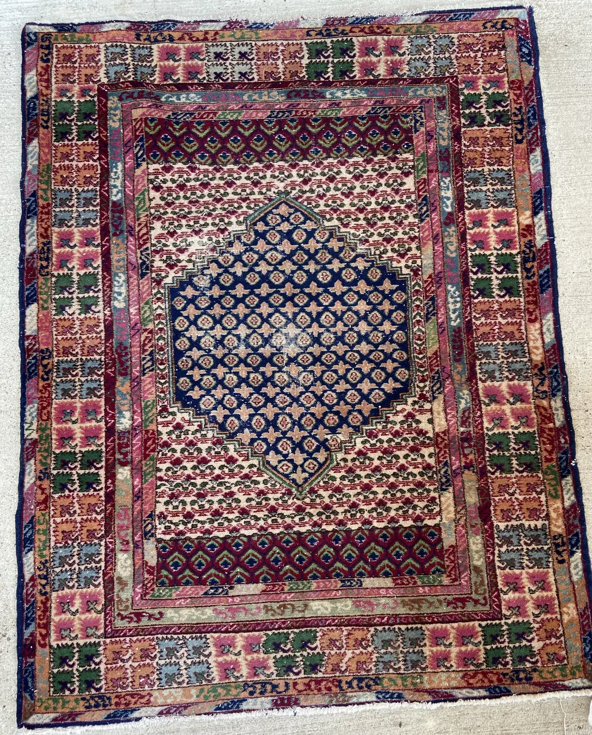 Colorful Persian Rug - Semi Antique 1