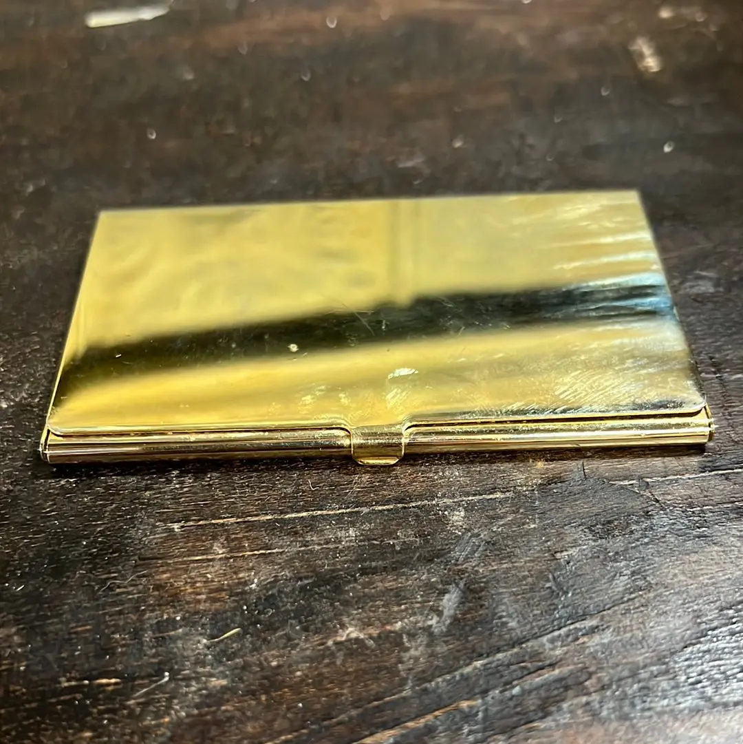 Brass Card Holder 1