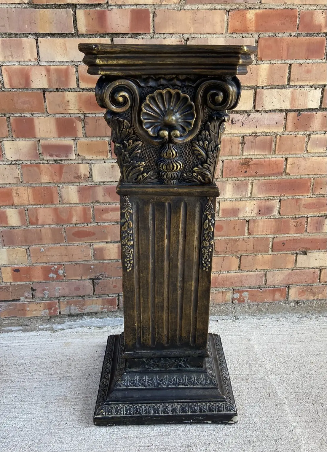 Chinese Composition Pedestal Not Old 1