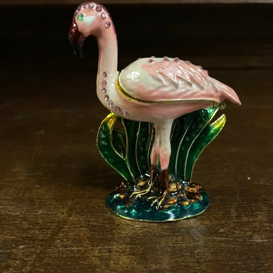 Hinged Flamingo Box 1