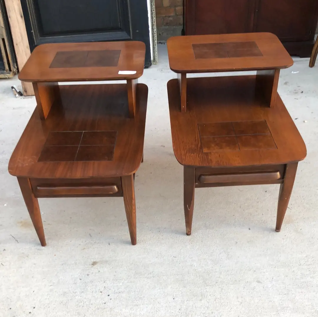 Pair Of Midcentury End Tables 1