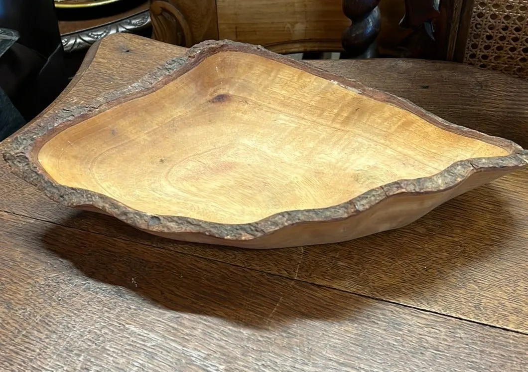 Shaped Wood Bowl 1
