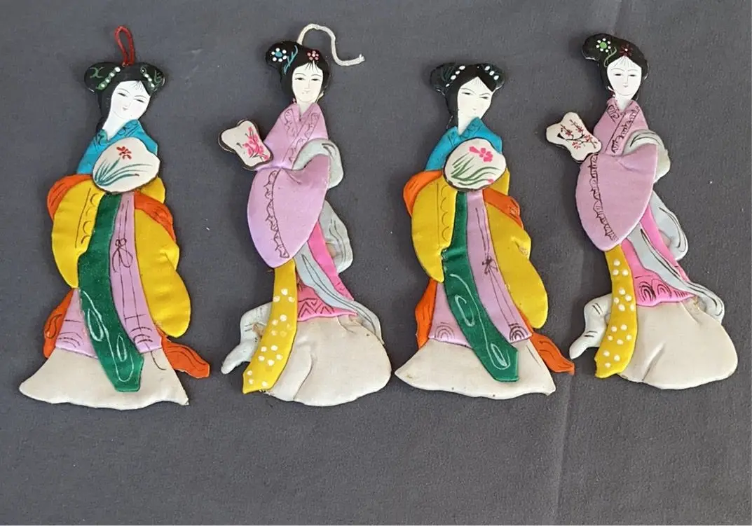 Fabric Chinese Figures Set In Box 1