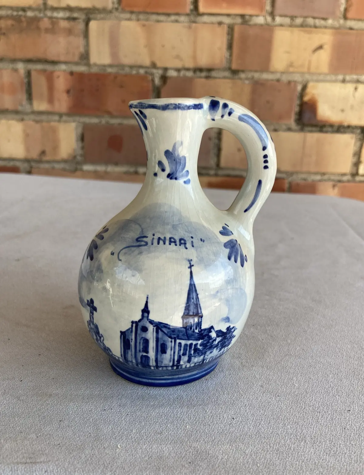 Delft Floral "Sinnai" Small Pitcher With Small Mouth 1