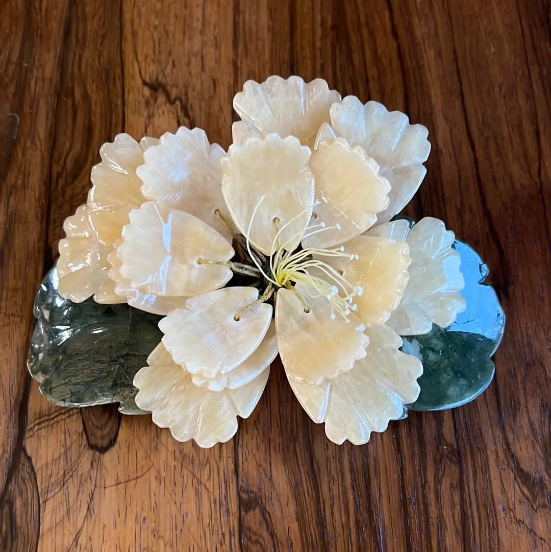 Glass And Stone Flower 1