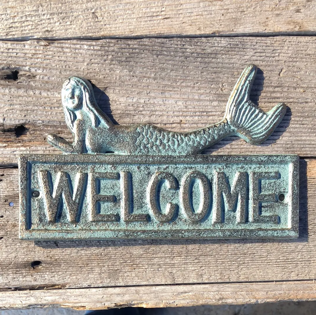 Welcome Mermaid Sign 1