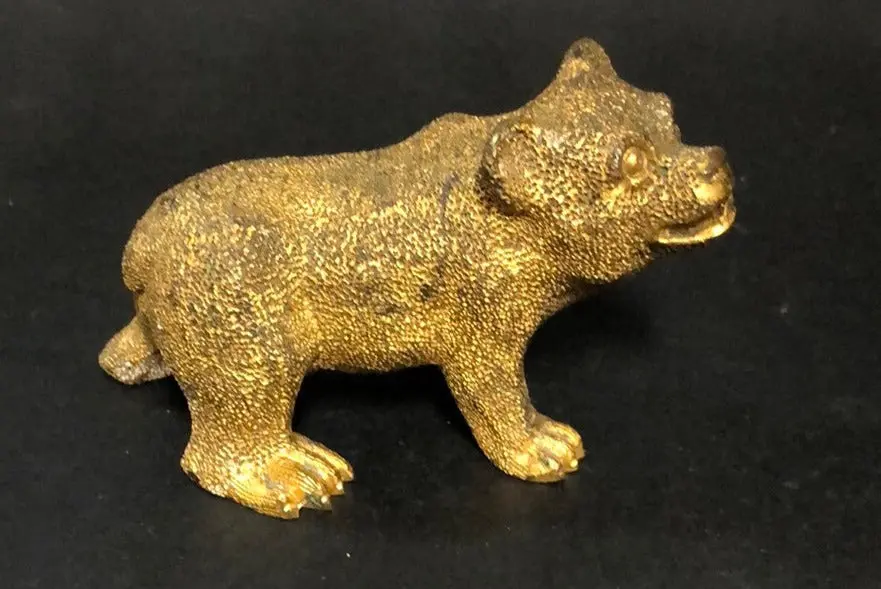 Russian Bronze Gilt Bear 1
