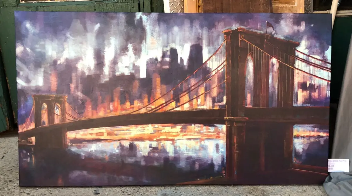 Not Old Bridge Painting 1