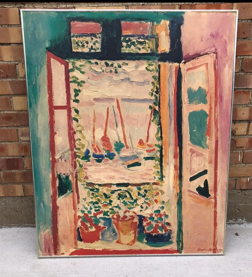 Matisse Abstract Print On Board 1