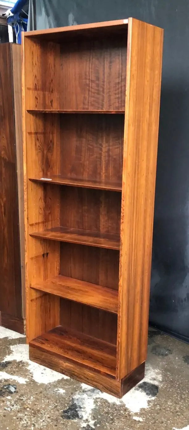 Single Danish Teak Modern Bookcase 1