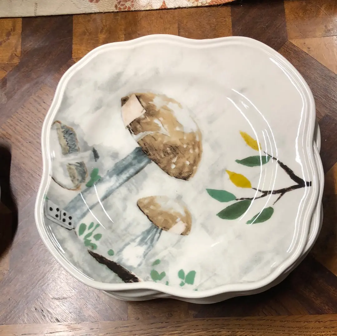Mushroom Plates Set Of 4 1