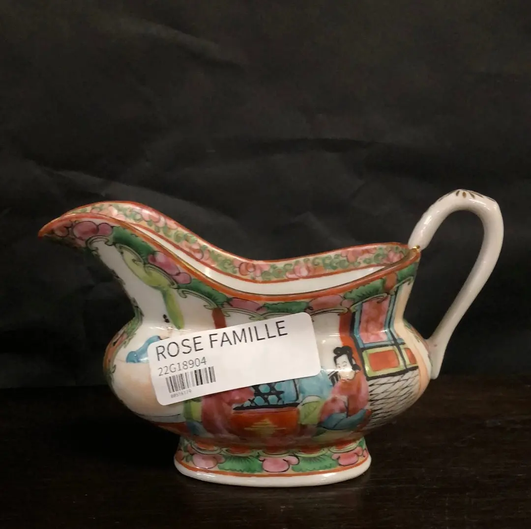 * Rose Famille Gravy Boat Added To Sold Lot 1
