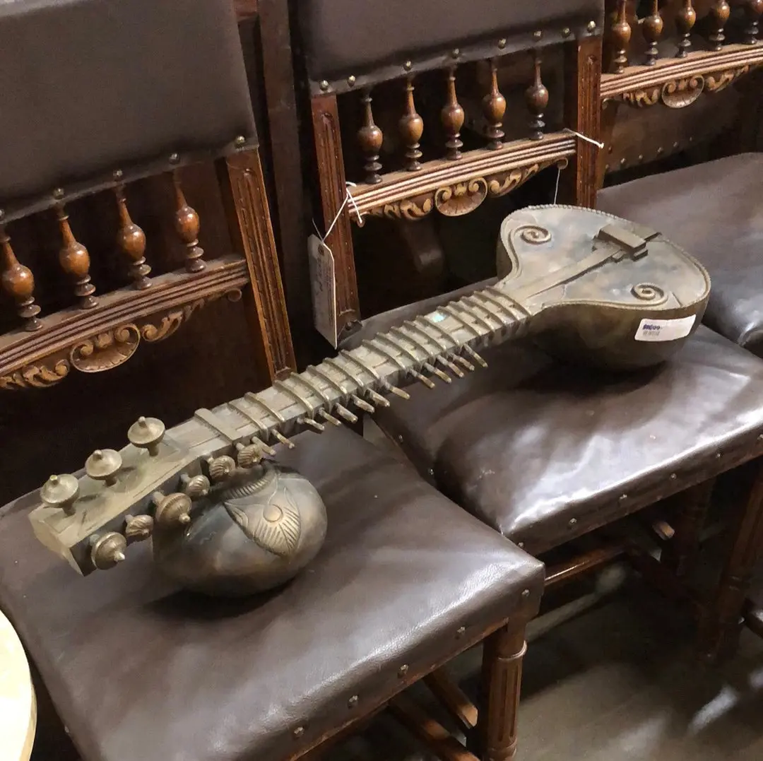 Bronze Lute Musical Instrument 1