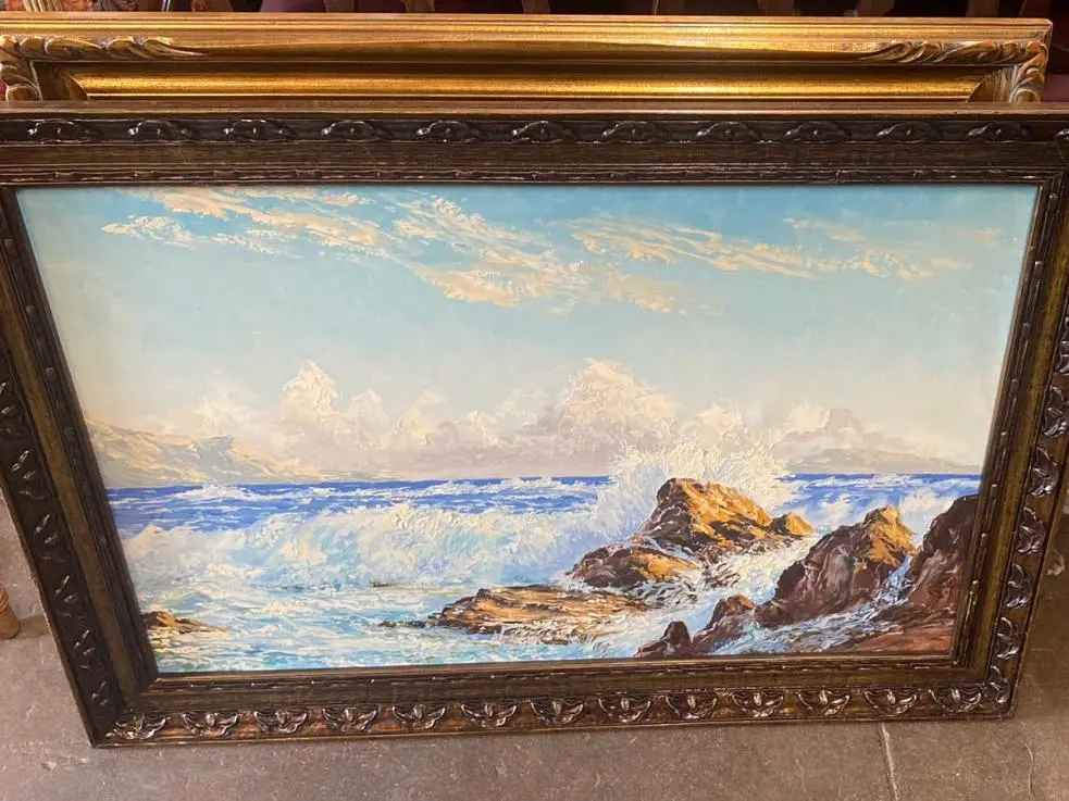 Erik Gornik Listed Ca 1910-1979 Seascape 1