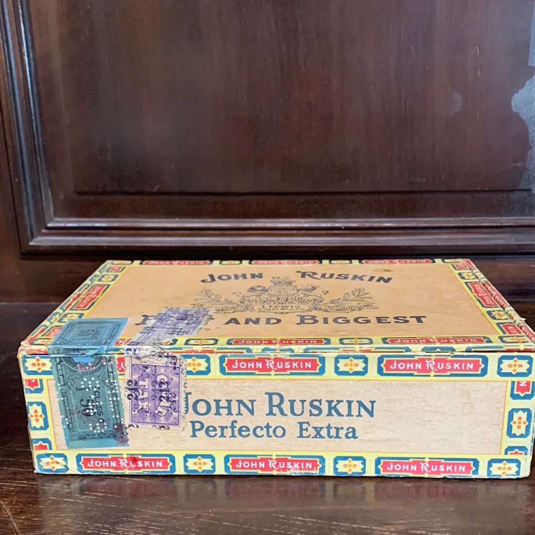 John Ruskin Cigar Box 1
