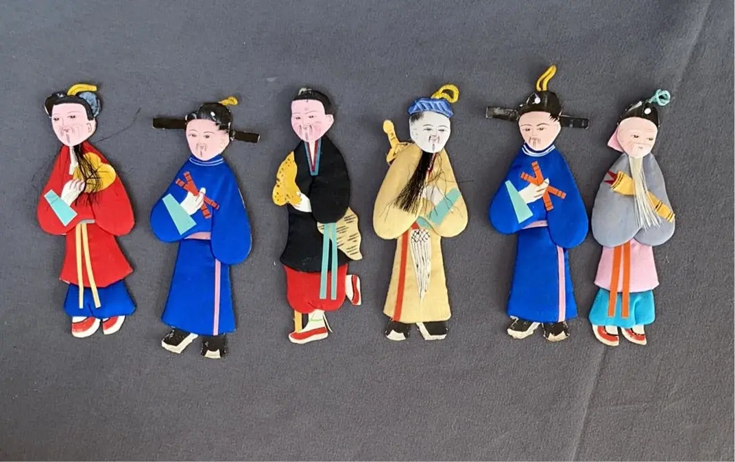 Fabric Chinese Figures Set In Box 1