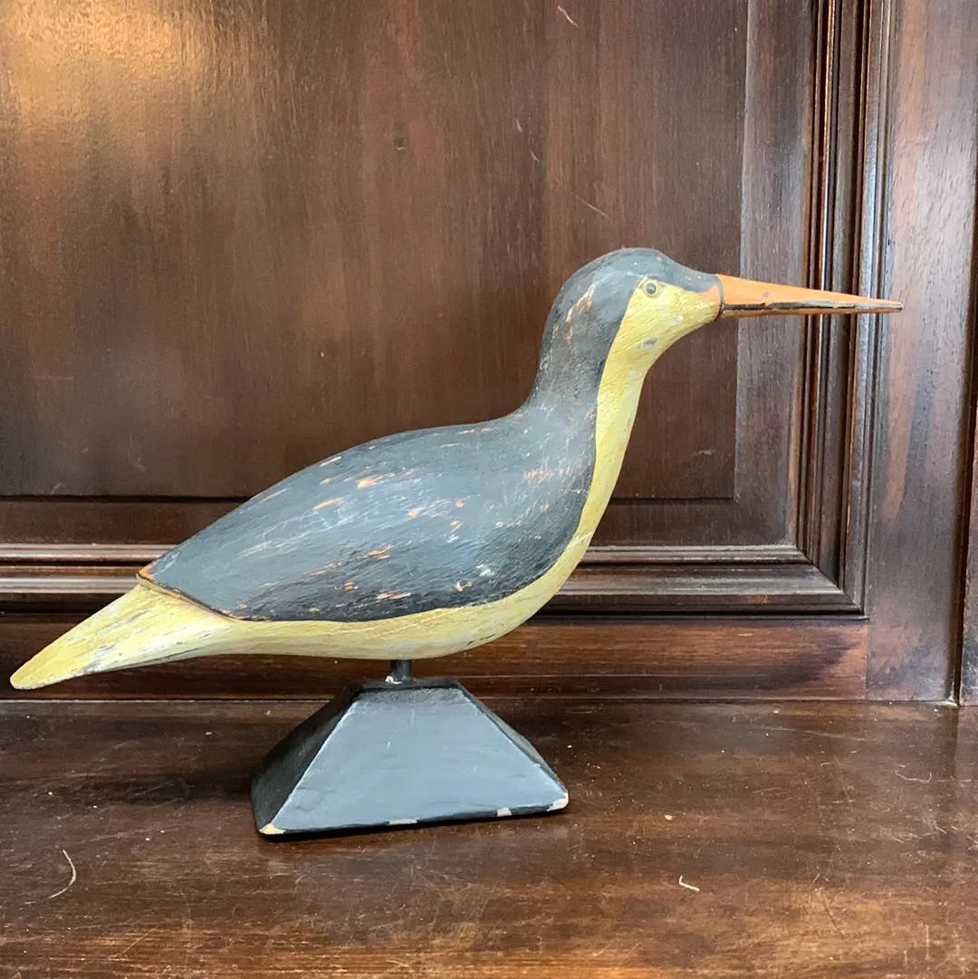 Wood Carved Water Bird Statue 1