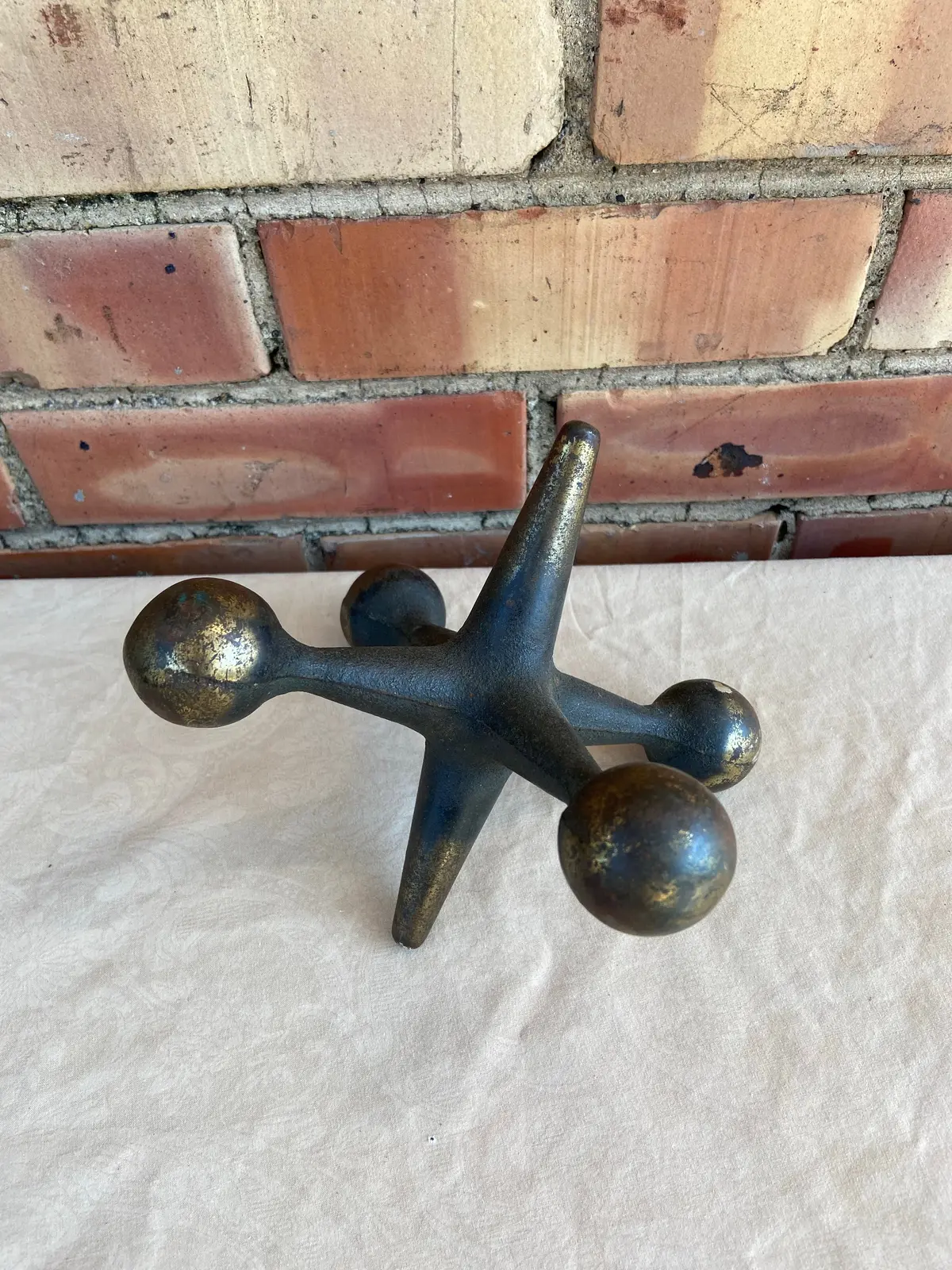 Large Iron Toy Jack Sculpture 1