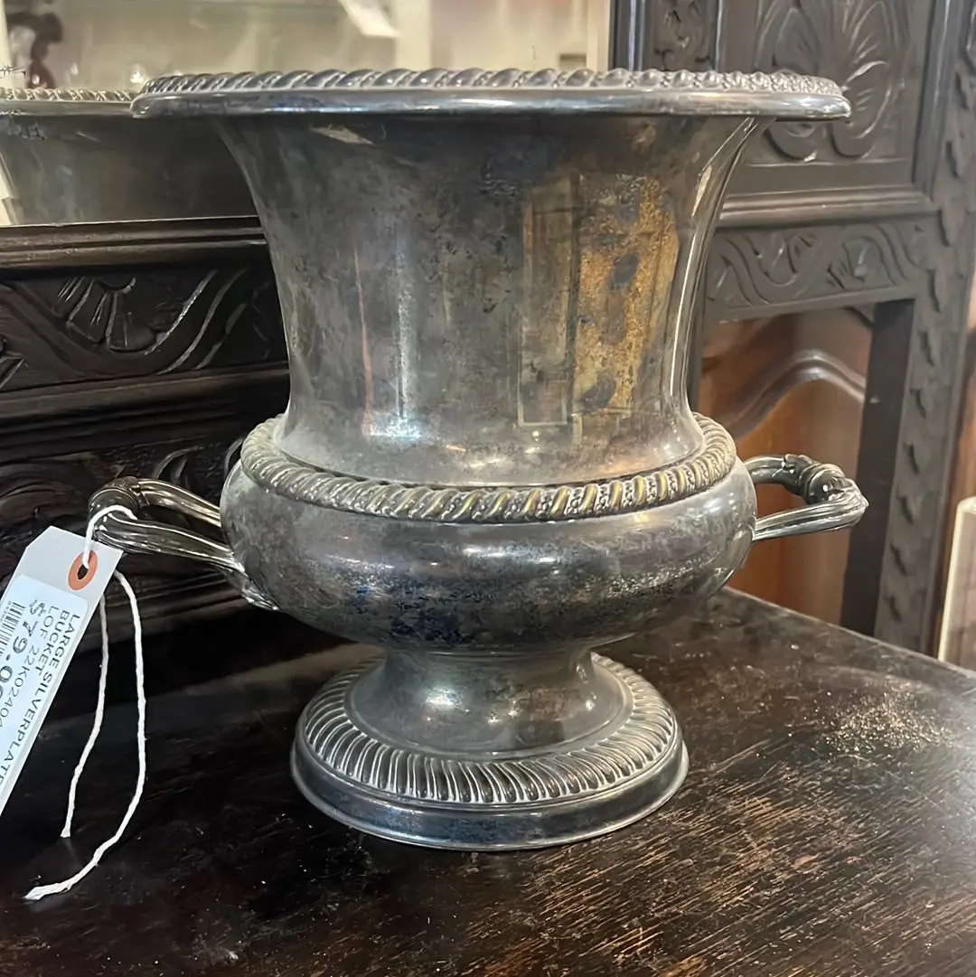 Large Silverplate Ice Bucket 1