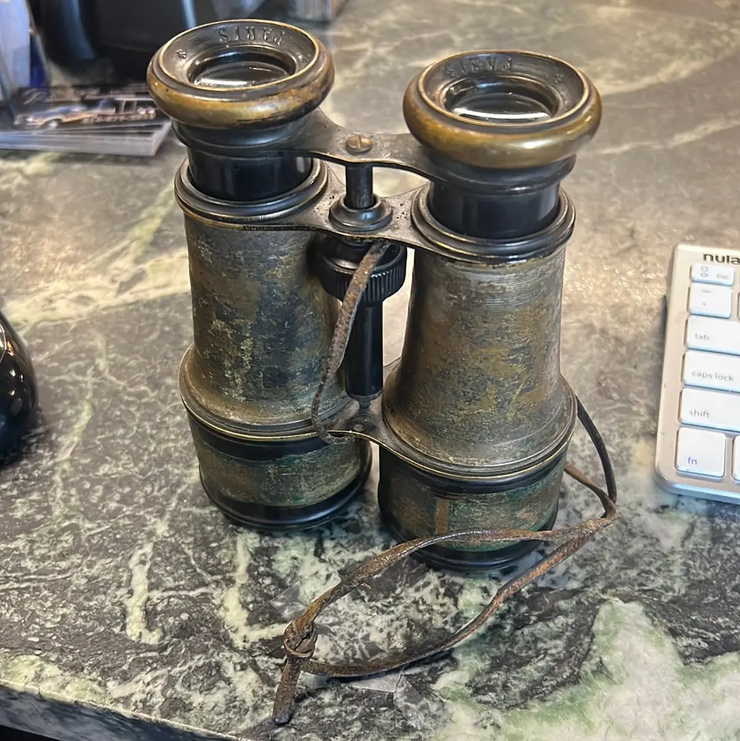 Pair Of Antique Wwi Paris Binoculars 1