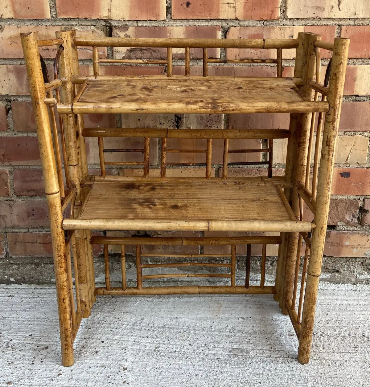 Small Folding Bamboo Shelf 1