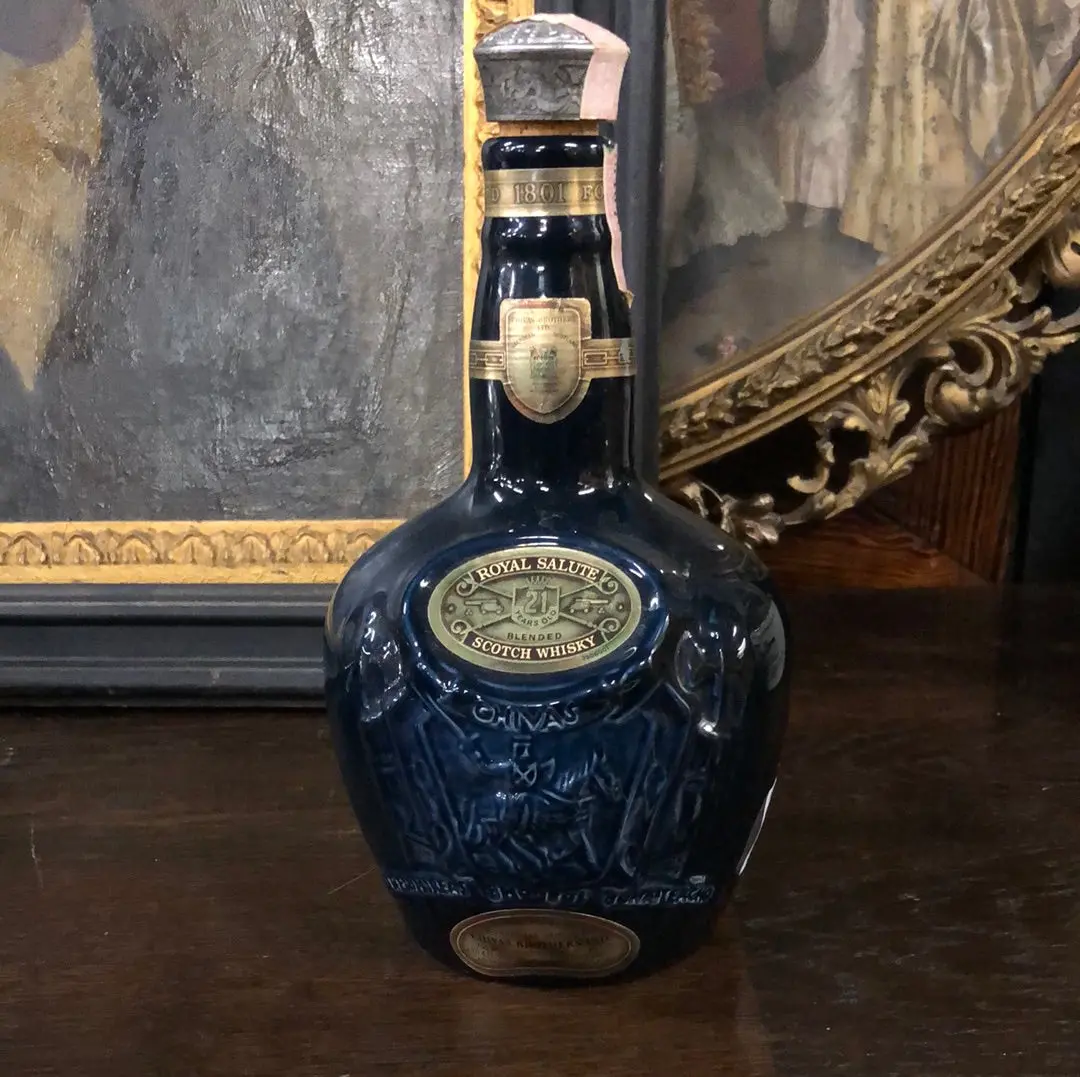 Chivas Glazed Crockery Liquor Bottle 1
