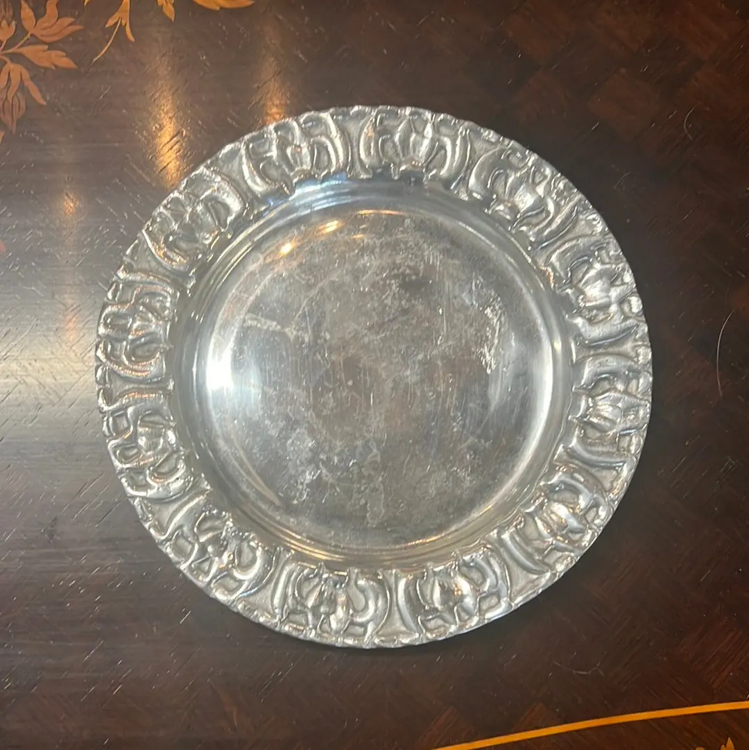 Small Aluminium Round Tray 1