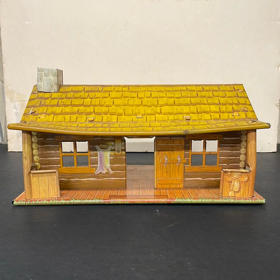 Metal Toy Log Cabin 1