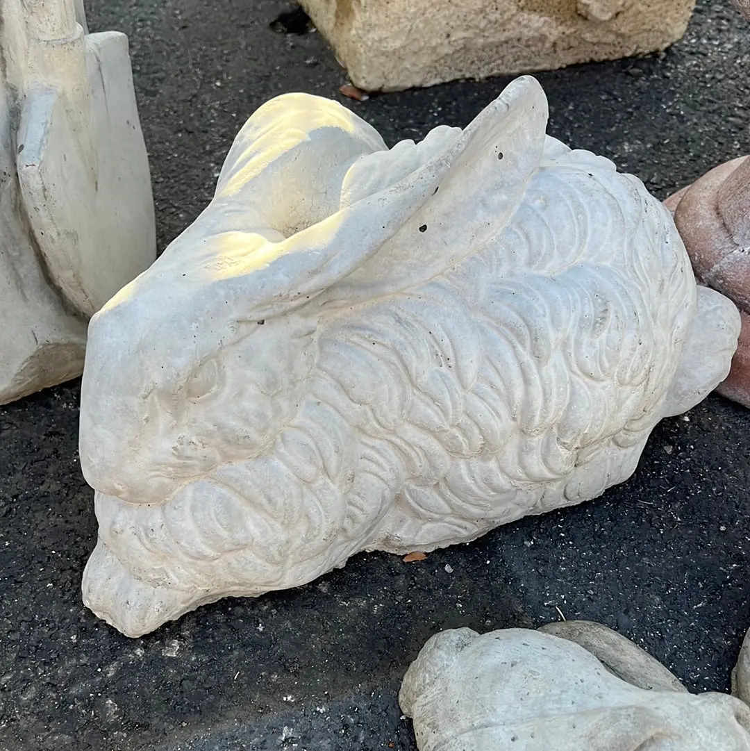 Concrete Long Eared Furry Rabbit 1