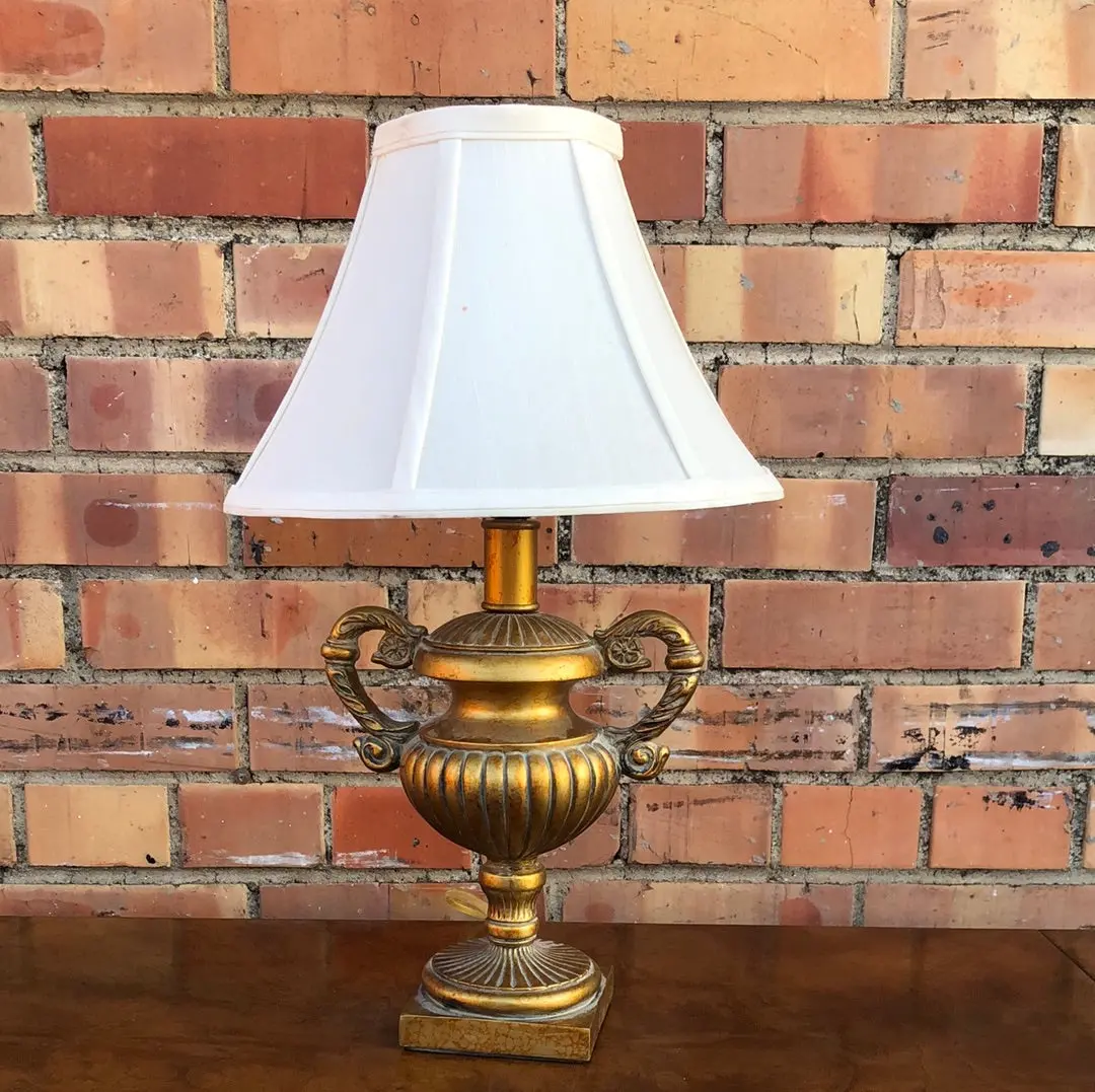 Small Gold Urn Shaped Composite Lamp 1