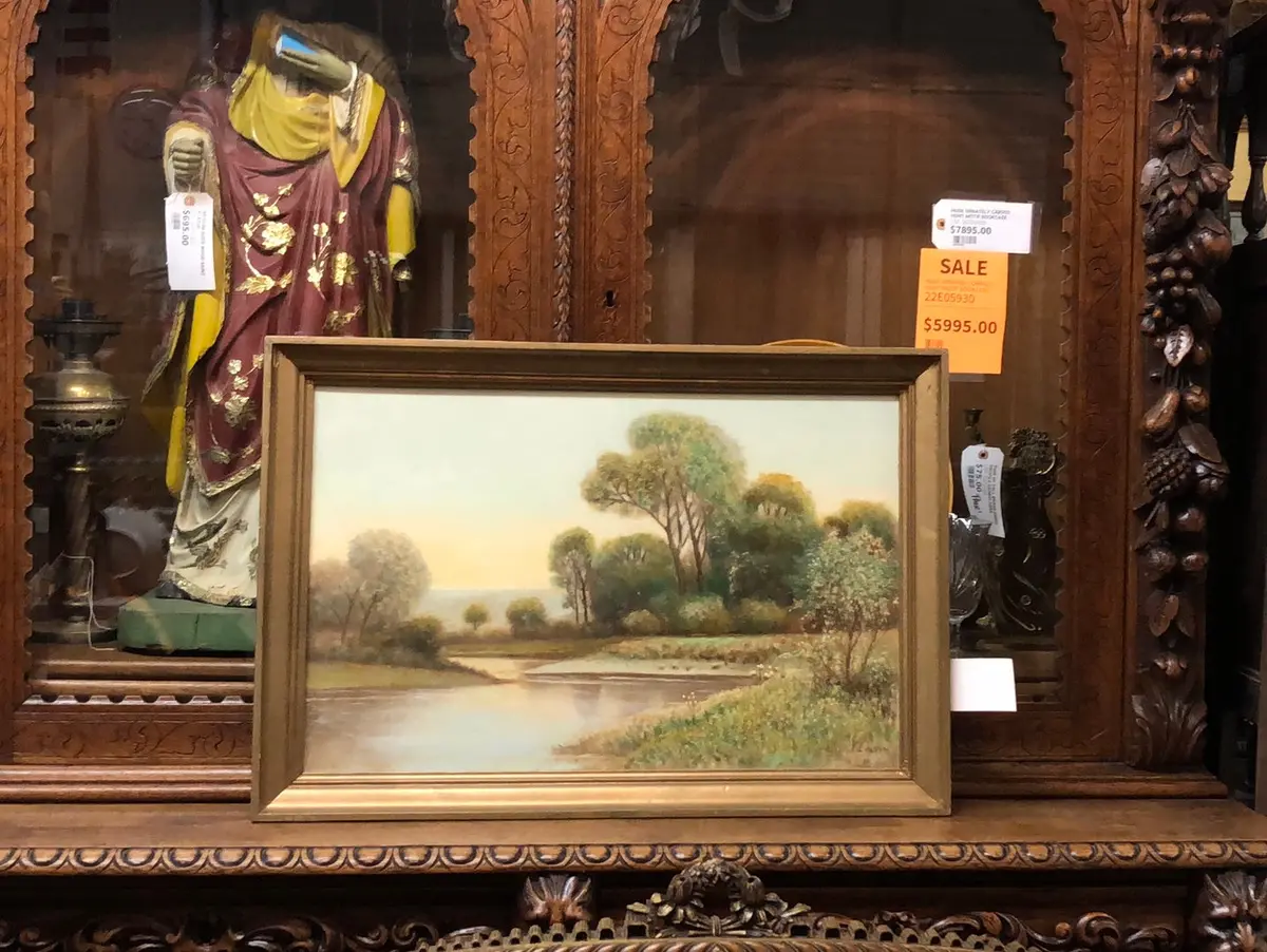 Frank Lazarro San Antonio Listed Artist River Scene 1