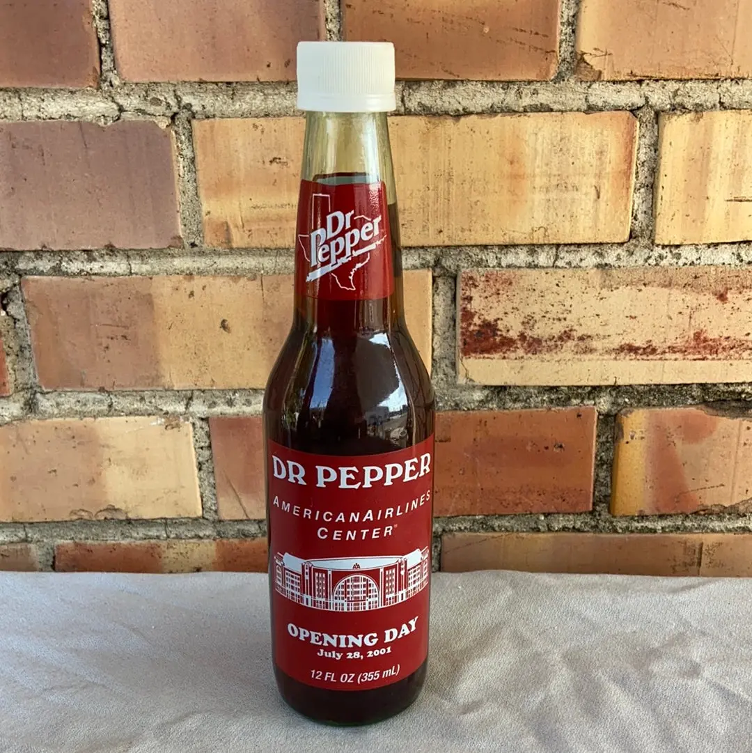 Dr Pepper Commemorative American Airlines Center Bottle 1
